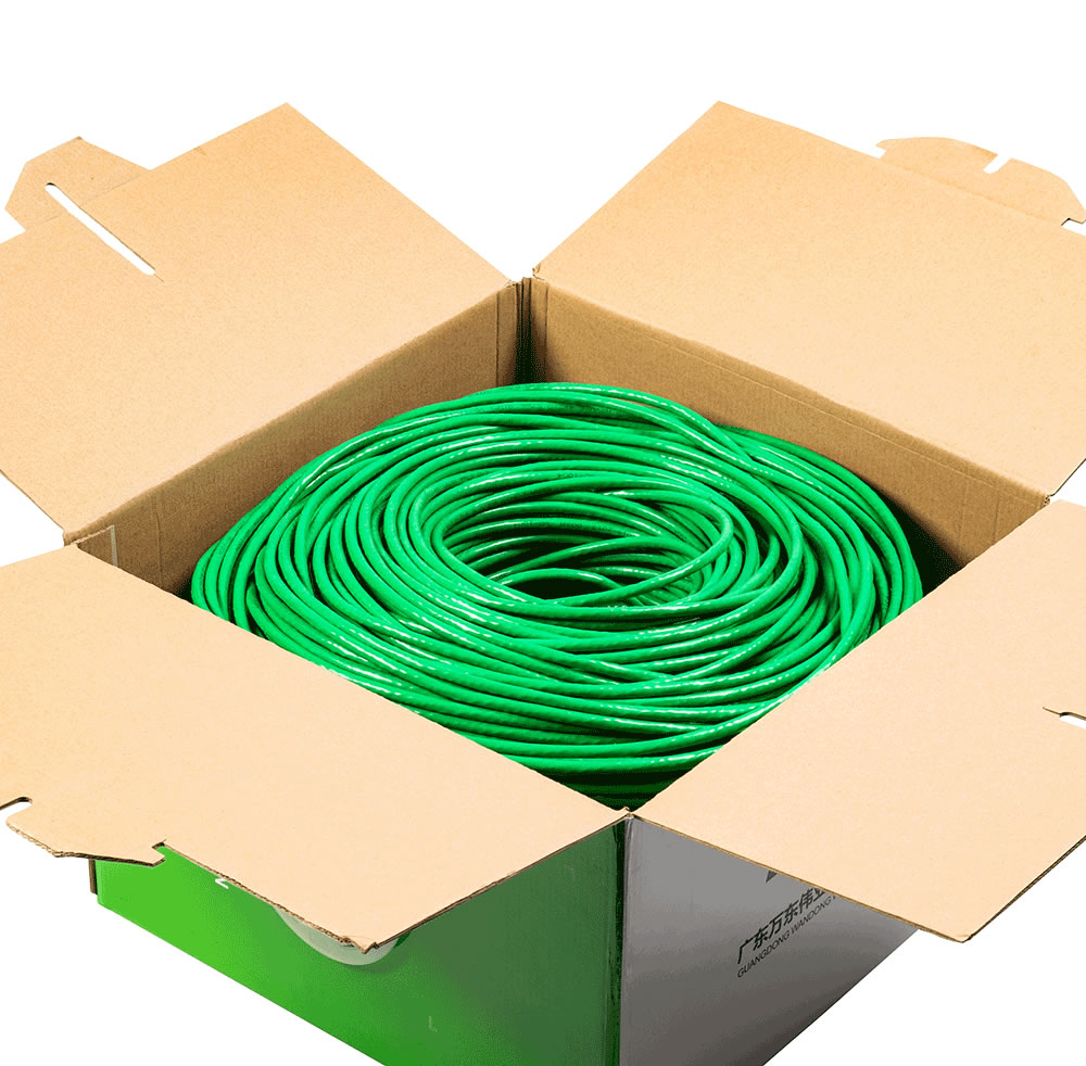 Internet Wire Outdoor Network Lan 305M Box Roll Exterior Rj45 Cat 5 Cat7 Cat6E Cat5 Cat 7 Ethernet